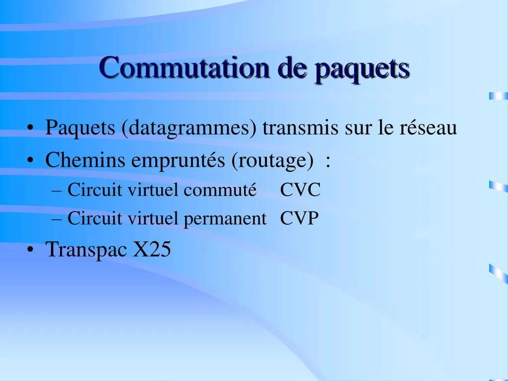 Ping, latence, gigue et pertes de paquets