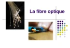 Fibre optique coupée