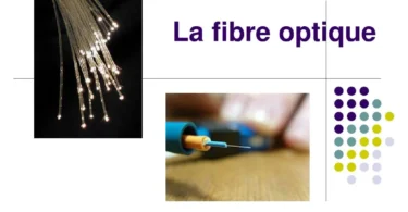 Fibre optique coupée